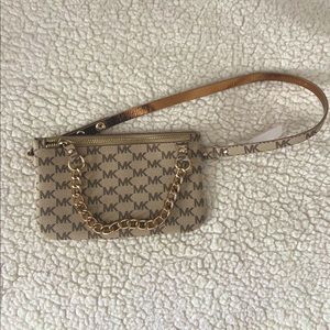Michael Kors Signature Pull Chain Belt Bag